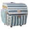Everything Mary Blue and White Deluxe Collapsible Rolling Craft Bag